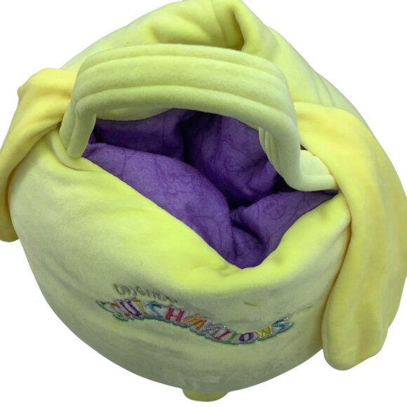 Squishmallows Goldine Easter Basket Yellow Bunny Rabbit with Egg Halloween 12" - Picture 3 of 5